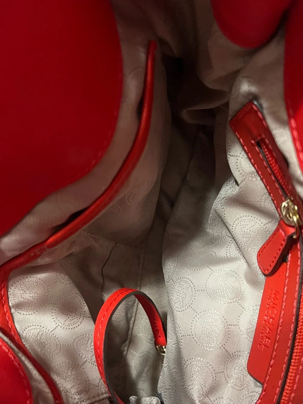 Michael Kors structured leather